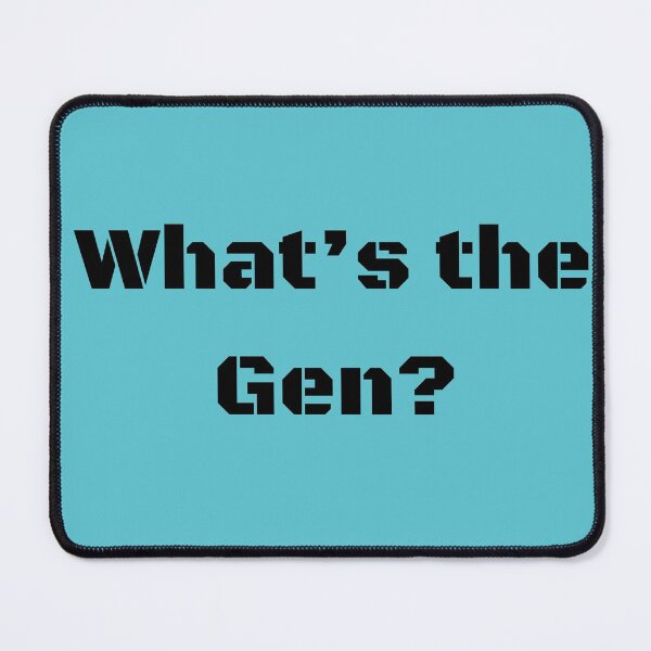 Item preview, What’s the Gen? designed and sold by PinnockDesigns.