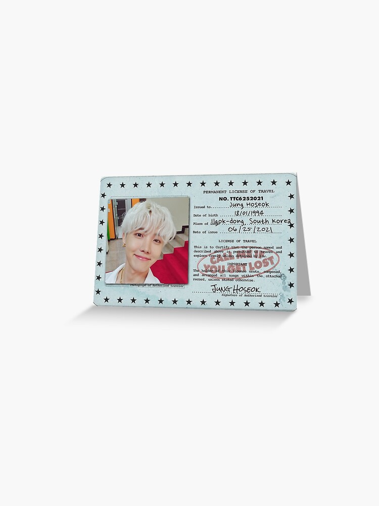 【希少】BTS 1st FAN MEETING 創立式 J-HOPE カード bts j-hope id card 