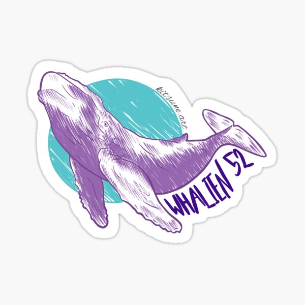 BTS -Whalien 52 Pegatina brillante