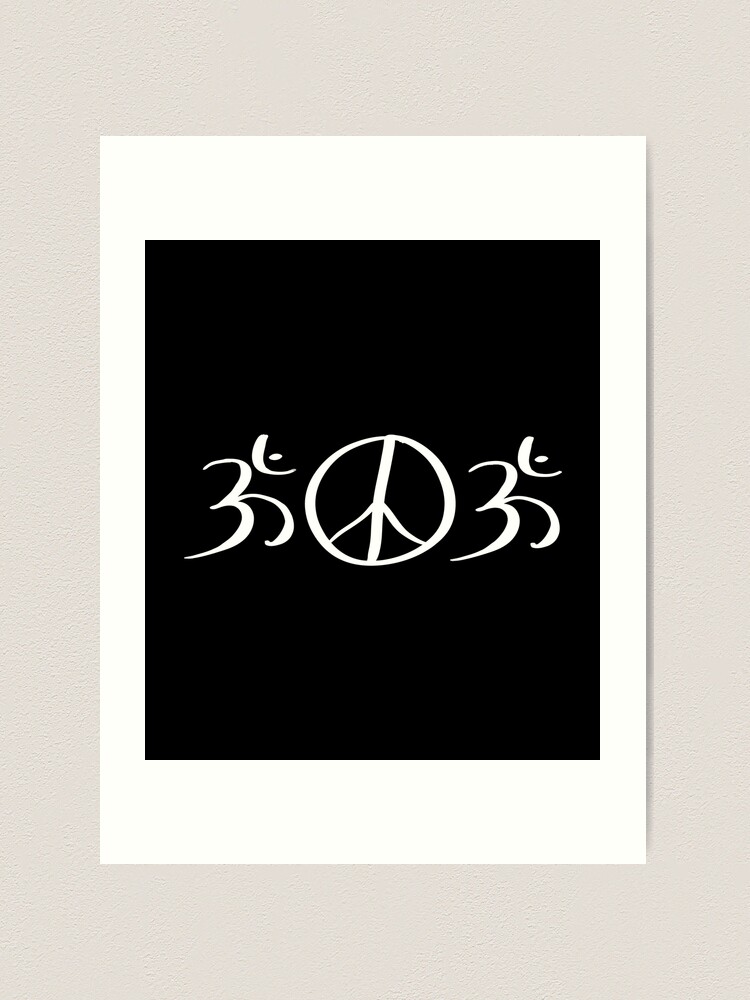 Om Shanti Art Print