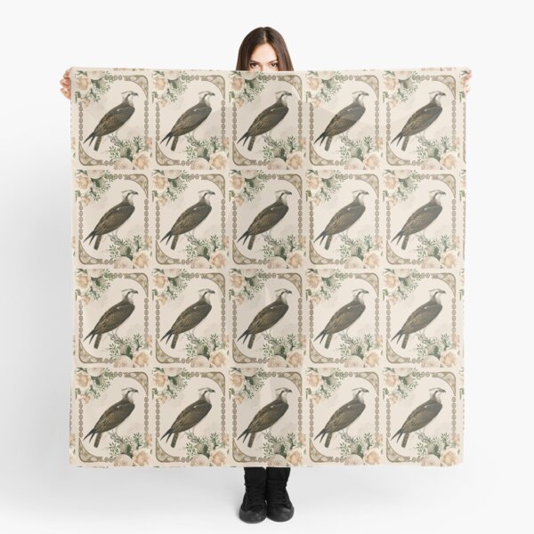 Item preview, Osprey with Ivory Roses in Art Nouveau Influence Ivory designed and sold by allthumbs.