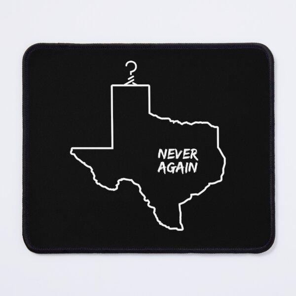 Item preview, Anti Greg Abbott Texas Abortion Law Never Again Feminist Protest designed and sold by The Junto Shop.