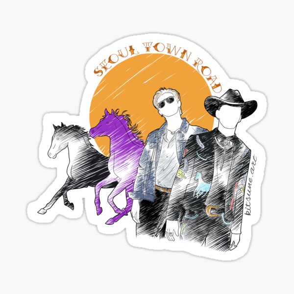 BTS - Seoul Town Road Pegatina brillante
