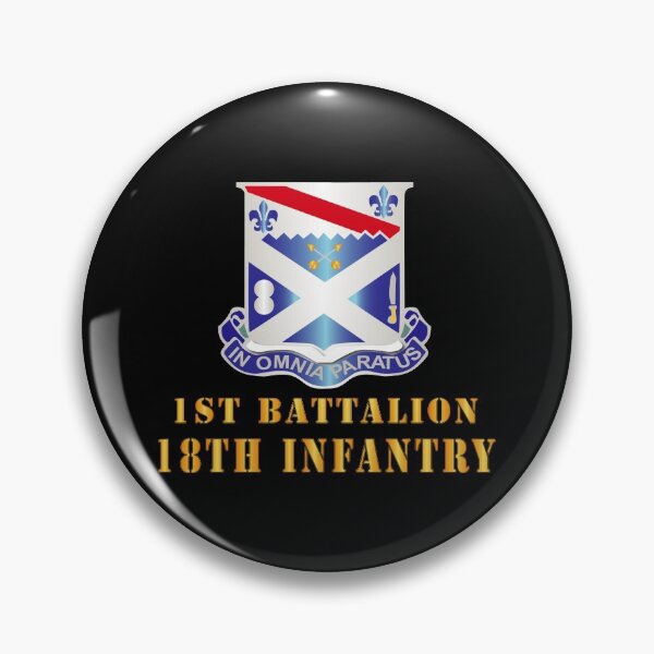 Item preview, Army - 1st Bn 18th Inf w DUI designed and sold by Military Insignia Products.