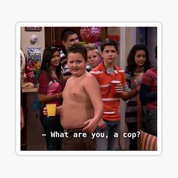 what are you, a cop Sticker