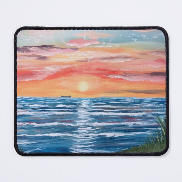 Item preview, Lake Michigan Sunset designed and sold by SistersInArtN.