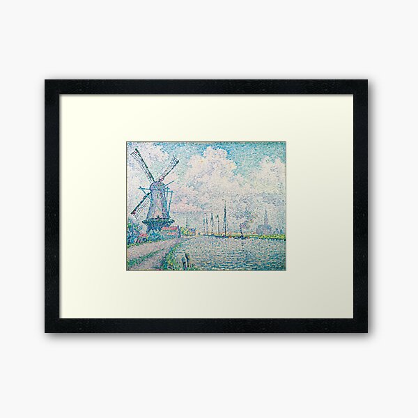 Aperçu de l'œuvre Paul Signac "Canal d'Overschie" créée et vendue par sunny-007.
