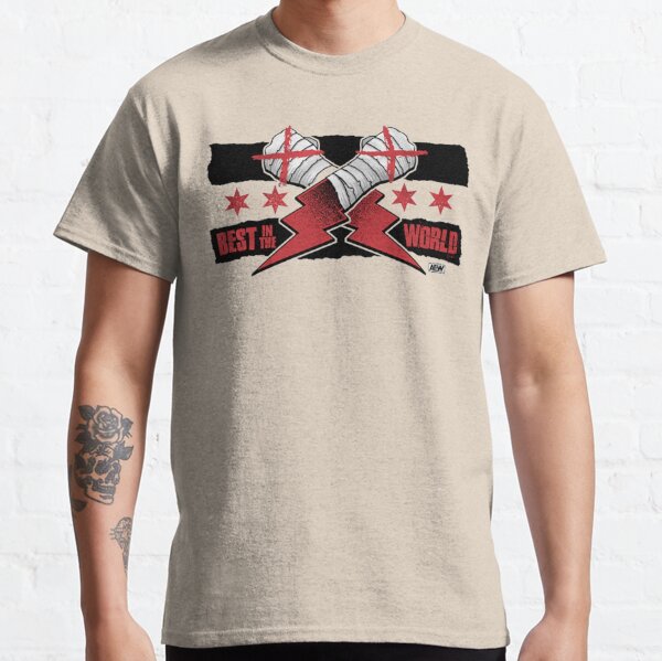 cm punk aew t shirt uk