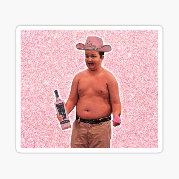 gibby pink whitney Sticker