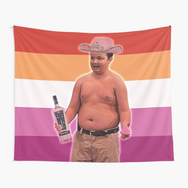 gibby - lesbian flag Tapestry