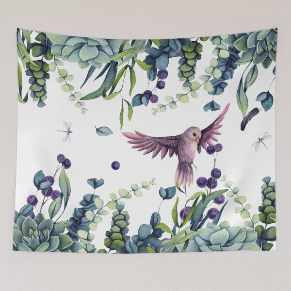 Item preview, Watercolor greenery forest designed and sold by DaisyMarroquin.
