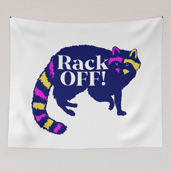 Item preview, Raccoon with attitude designed and sold by MuggyandMo.