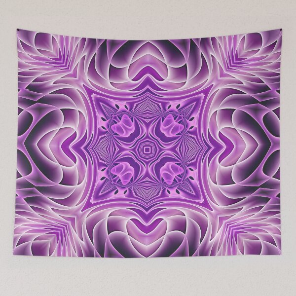 Item preview, Dramatic Purple Pink Hearts and Lights Kaleidoscope  designed and sold by SeaChangeDesign.