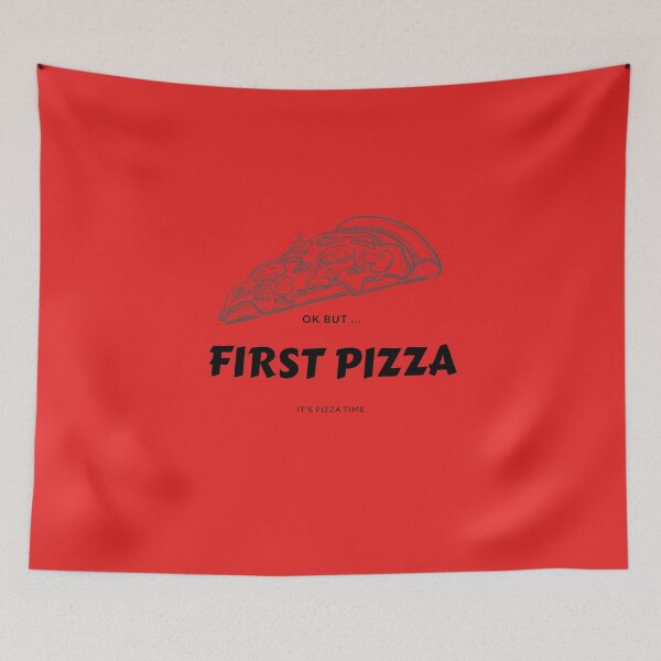 Item preview, Ok But First Pizza designed and sold by oufa.