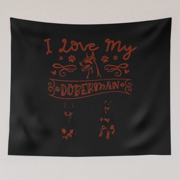Item preview, l love dogs, doberman designed and sold by angelusdark.