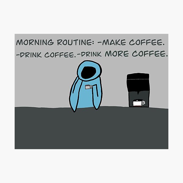 Item preview, Hoodie drinking coffee in the morning designed and sold by CreativewithG.