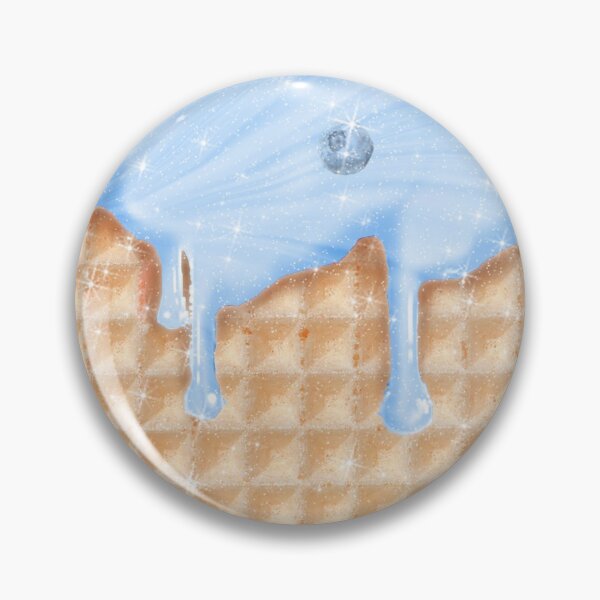 Item preview, Blueberry Ice Cream and Waffle Sweet Yummy Pattern designed and sold by Jolly-Yosei.