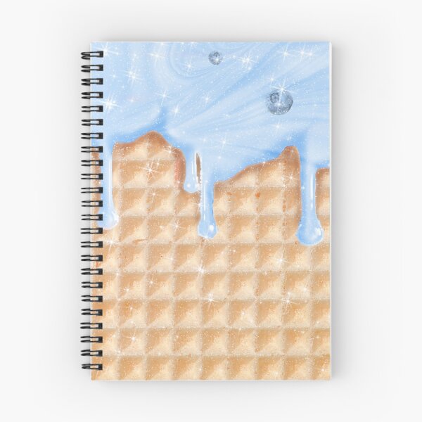 Item preview, Blueberry Ice Cream and Waffle Sweet Yummy Pattern designed and sold by Jolly-Yosei.