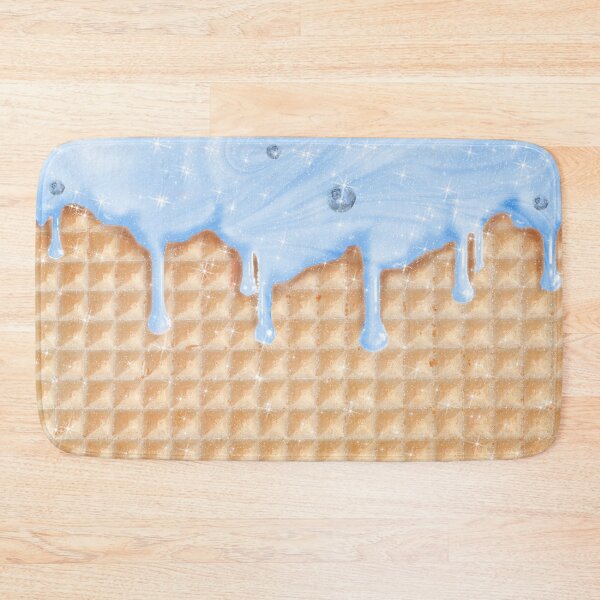 Item preview, Blueberry Ice Cream and Waffle Sweet Yummy Pattern designed and sold by Jolly-Yosei.