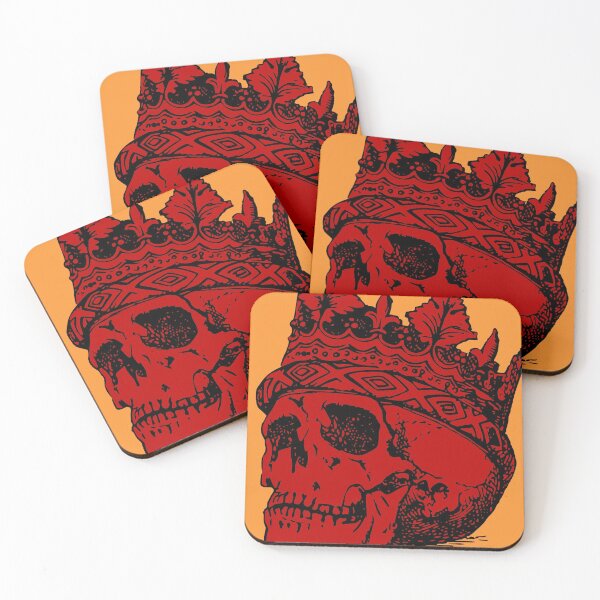 Item preview, King Skull (red) designed and sold by CtlAltDel.