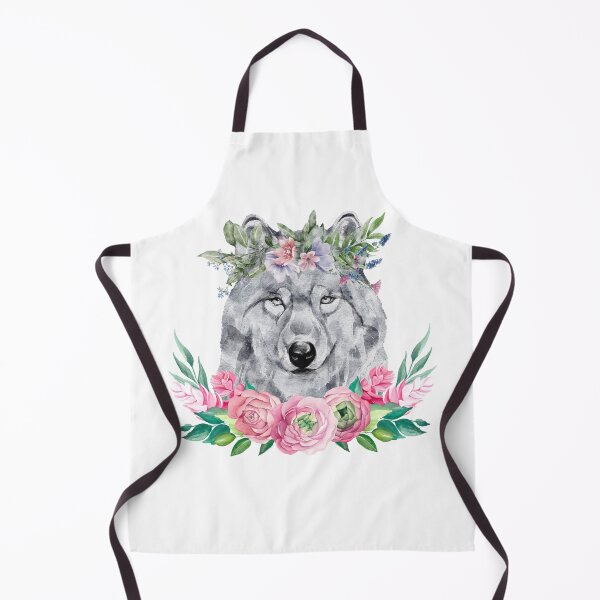 Item preview, Cute Watercolor Wolf designed and sold by PinkPerfect.