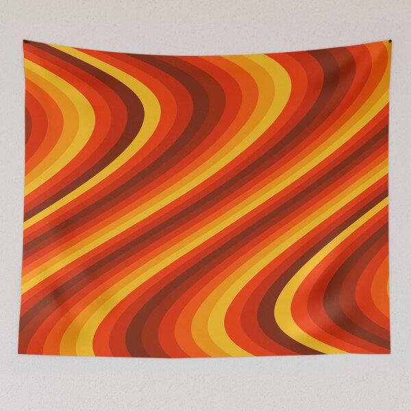 Item preview, 70s Vintage Retro Abstract Colorful Pattern designed and sold by ind3finite.