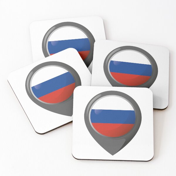 Item preview, Icon representing location pin with the flag of Russia. Ideal for catalogs of institutional materials and geography designed and sold by LucianoCosmo.