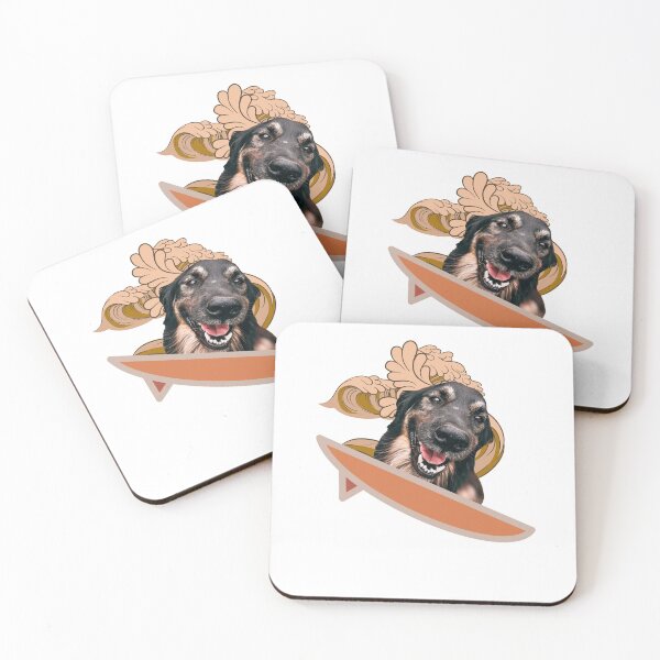 Artikelvorschau, Hund auf Surfbrett entworfen und verkauft von Renovapring ⭐⭐⭐⭐⭐.