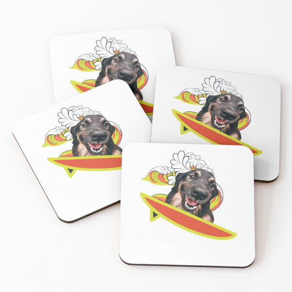 Artikelvorschau, Hund auf Surfbrett entworfen und verkauft von Renovapring ⭐⭐⭐⭐⭐.