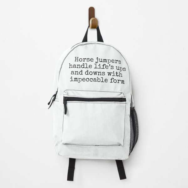 Item preview, Horse jumpers handle life's ups and downs with impeccable form designed and sold by MuggyandMo.