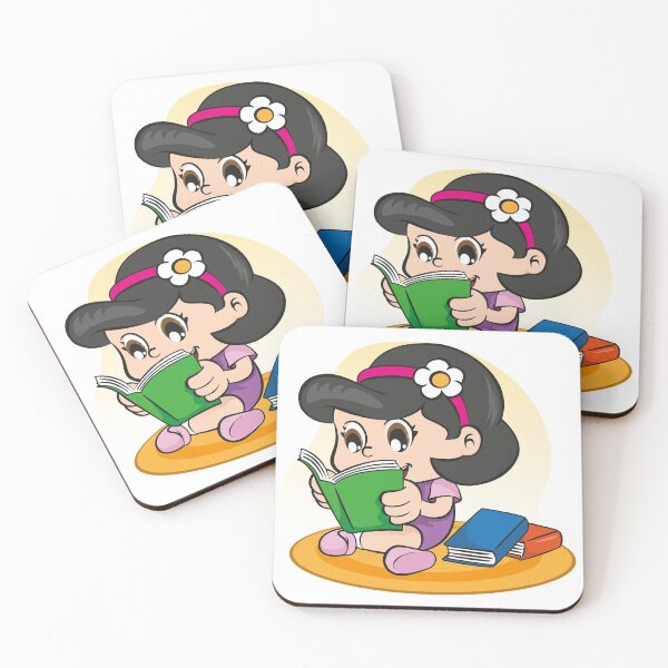 Item preview, Illustration depicting a child sitting reading books. Ideal for educational and informational materials designed and sold by LucianoCosmo.