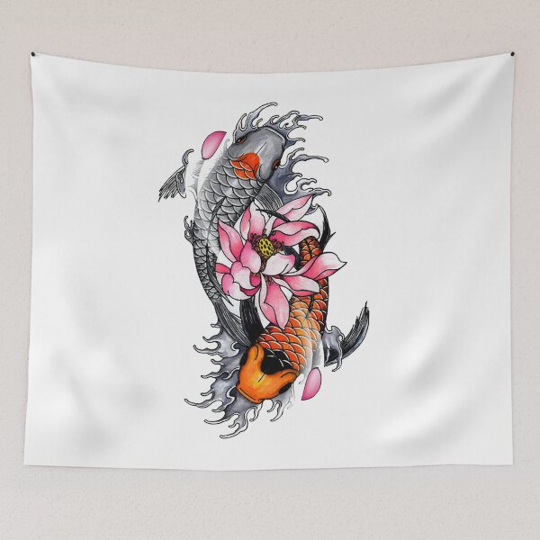Item preview, Koi and White Lily designed and sold by ahmedsaulorez.