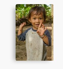 Village Girls 5 Canvas Print
