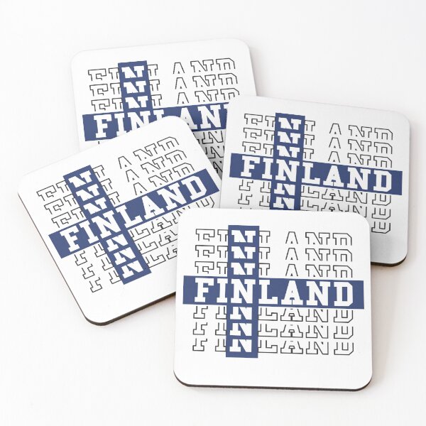 Item preview, Finland Flag - Repeated Design designed and sold by Rhu Creations.
