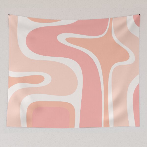 Item preview, Copacetic Retro Abstract in Blush Pink Tones designed and sold by kierkegaard.