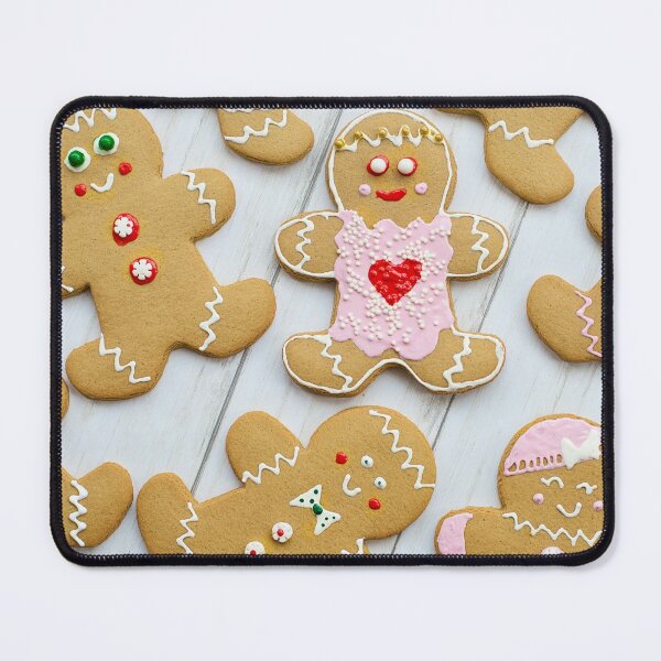 Item preview, Gingerbread People Iced Biscuits designed and sold by debjaynedesign.