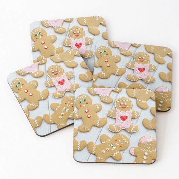 Item preview, Gingerbread People Iced Biscuits designed and sold by debjaynedesign.