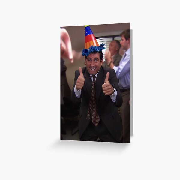 Birthday Party Michael Scott  Greeting Card