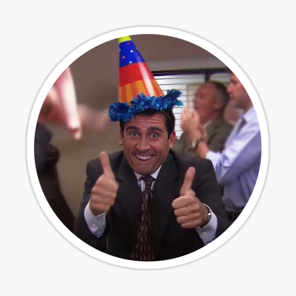 Birthday Party Michael Scott Sticker