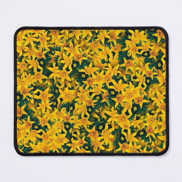 Item preview, Yellow Oriental Lilies Pattern Fill designed and sold by KbytesOfJax Outdoor and Nature.