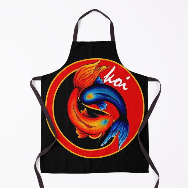 Item preview, Red And Black Koi Carps Hand Drawn designed and sold by ahmedsaulorez.