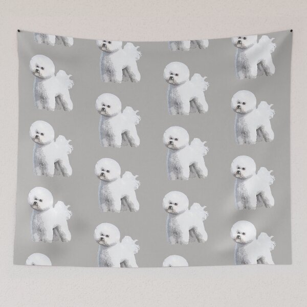 Item preview, Bichon Frise Standing Beauty designed and sold by ElegantCat.