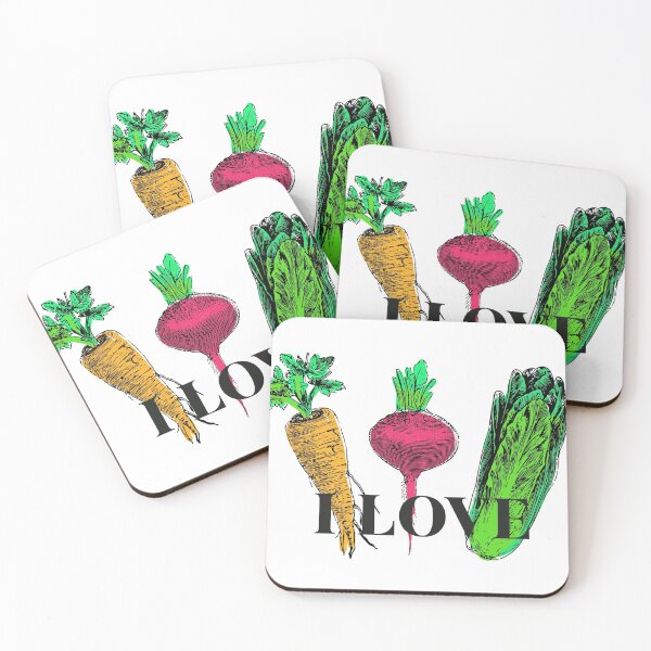 Item preview, I love Veggies  designed and sold by MuggyandMo.