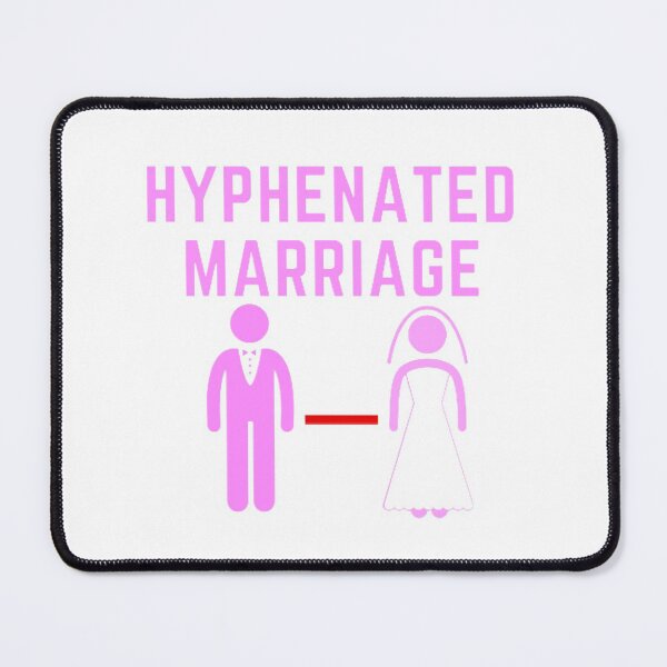 Item preview, Hyphenated Marriage designed and sold by Bravenewnormal.