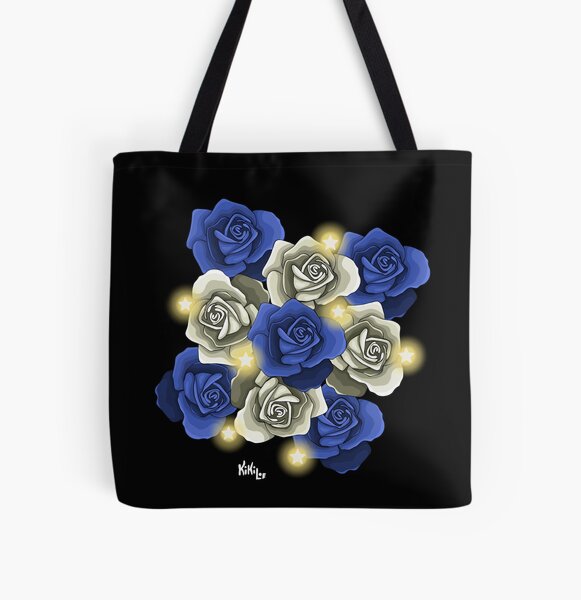 When the stars go blue Bolsa estampada de tela