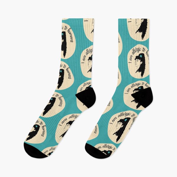 Item preview, My curly hair is allergic to humans - Peach and dark turquoise color designed and sold by SalxSal.