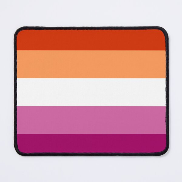 Item preview, Lesbian (new) Pride Large Flag Print  designed and sold by SimplyPride.