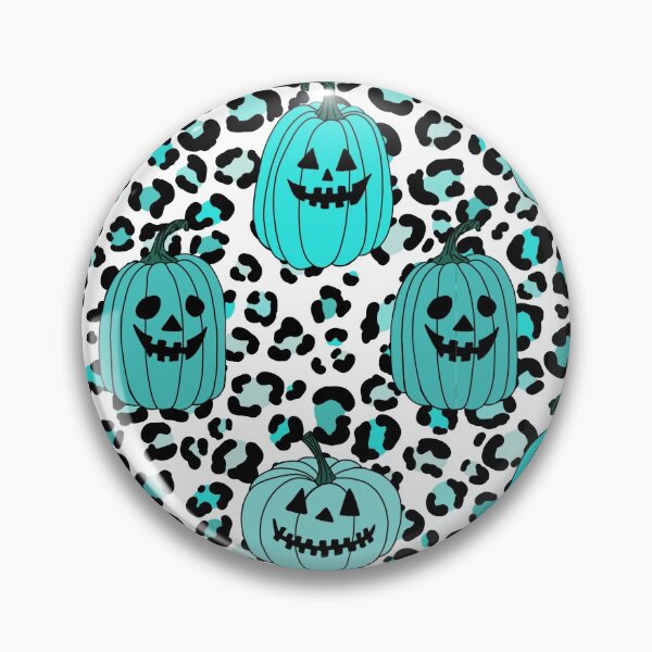 Item preview, Leopard print teal Halloween, Halloween collection  designed and sold by Lillieoandco.