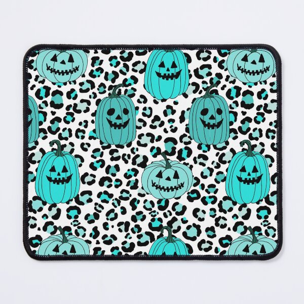 Item preview, Leopard print teal Halloween, Halloween collection designed and sold by Lillieoandco.