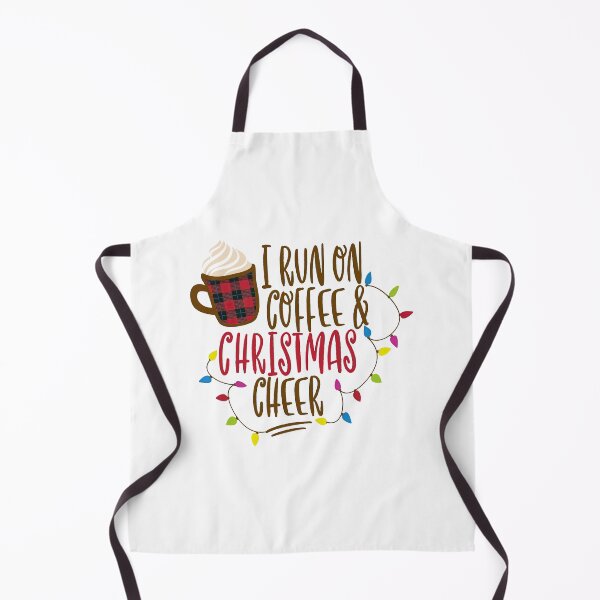 Item preview, I Run on Coffee and Christmas Cheer, Christmas design, Christmas, Coffee design, Coffee designed and sold by graphic-genie.